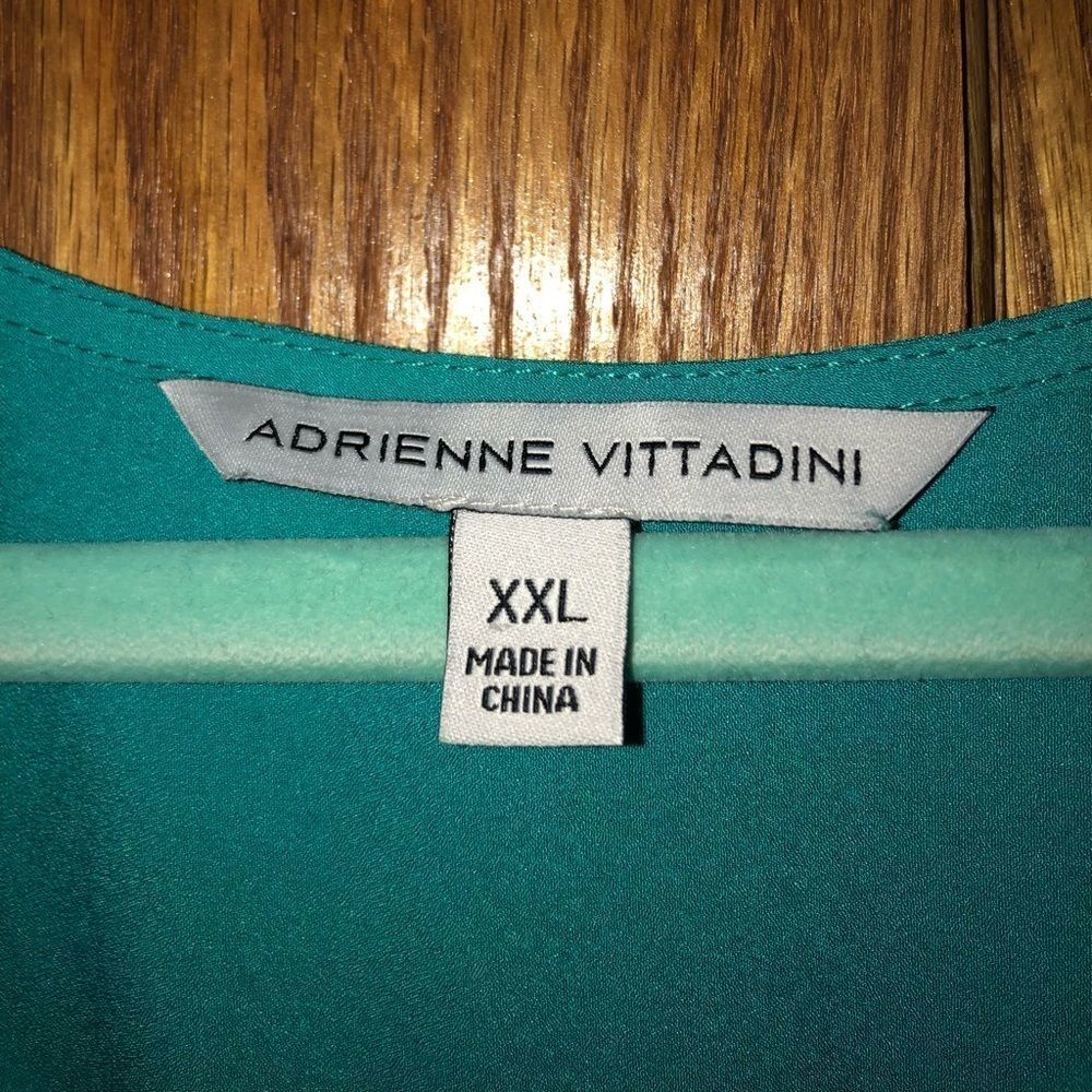 Adrienne Vittadini Teal Top Sz XXL - Picture 7 of 8
